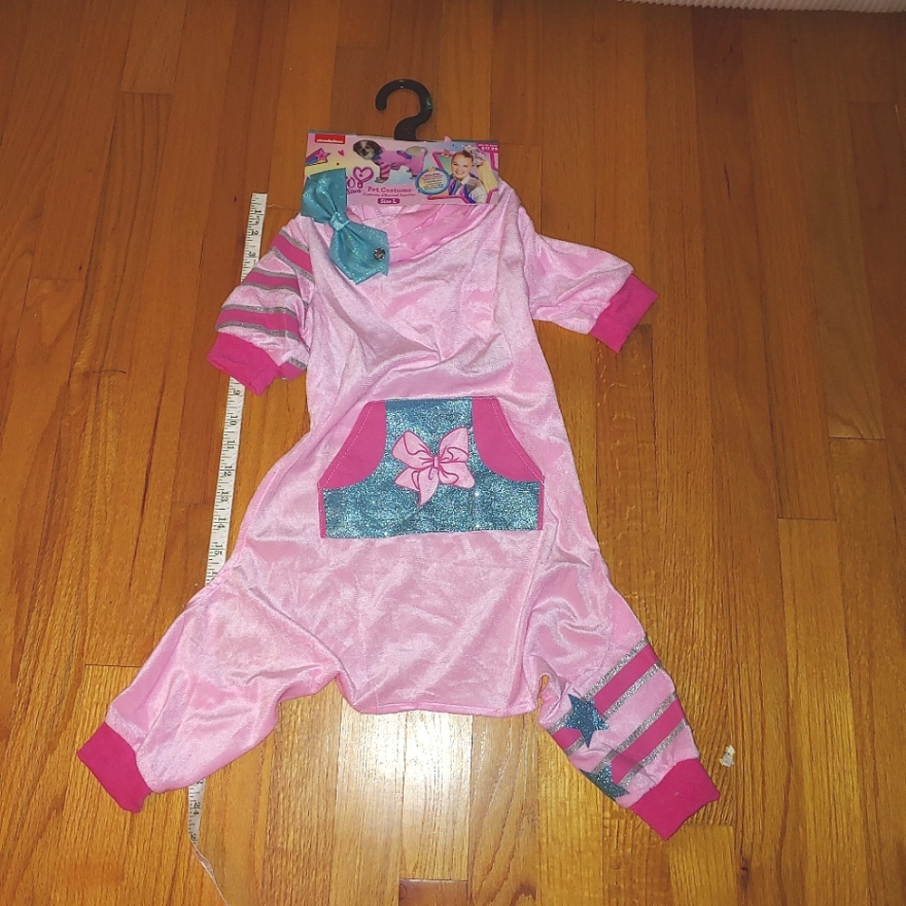 LARGE Nickelodeon JoJo Siwa Pink Dog Outfit or Pajamas Pink Jumpsuit